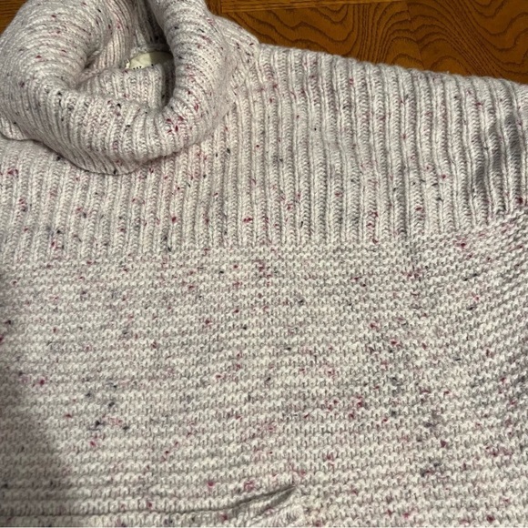 WoolOvers Multicolor Knit Turtle Neck Kangaroo Pouch Lambswool Sweater Sz S - Picture 5 of 14